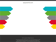 Tablet Screenshot of epayworld.com